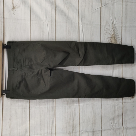 H&M Dark Army Green Skinny Jeggings Size 26 - Picture 7 of 11